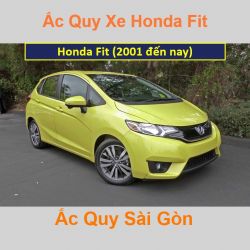 Bình ắc quy xe ô tô Honda Fit (từ 2001)