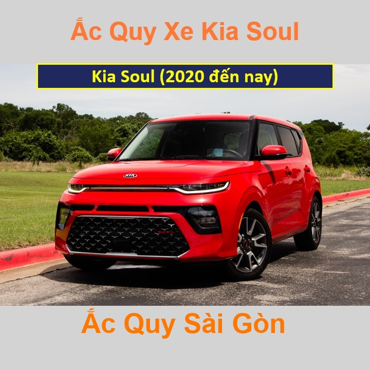 Bình ắc quy xe ô tô Kia Soul (2020 đến nay)