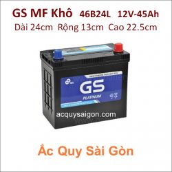 Ắc quy GS MF (Khô) 12V 45Ah 46B24L Platinum