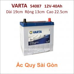 Ắc quy Varta 12V 40Ah 54087 (44B19L)