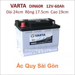 Ắc quy Varta 12V 60Ah Din60R (56031)