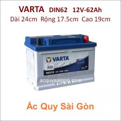 Ắc quy Varta 12V 62Ah Din62 (56219)