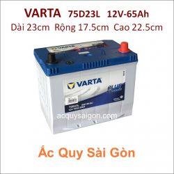 Ắc quy Varta 12V 65Ah 75D23L