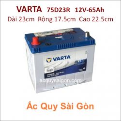 Ắc quy Varta 12V 65Ah 75D23R