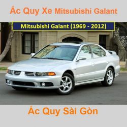 Bình ắc quy xe ô tô Mitsubishi Galant (1969 - 2012)