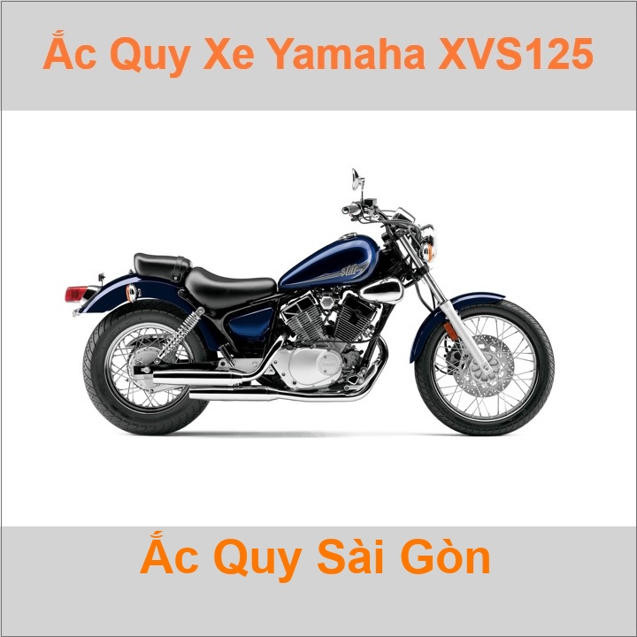 Ắc quy xe mô tô Yamaha XVS 125