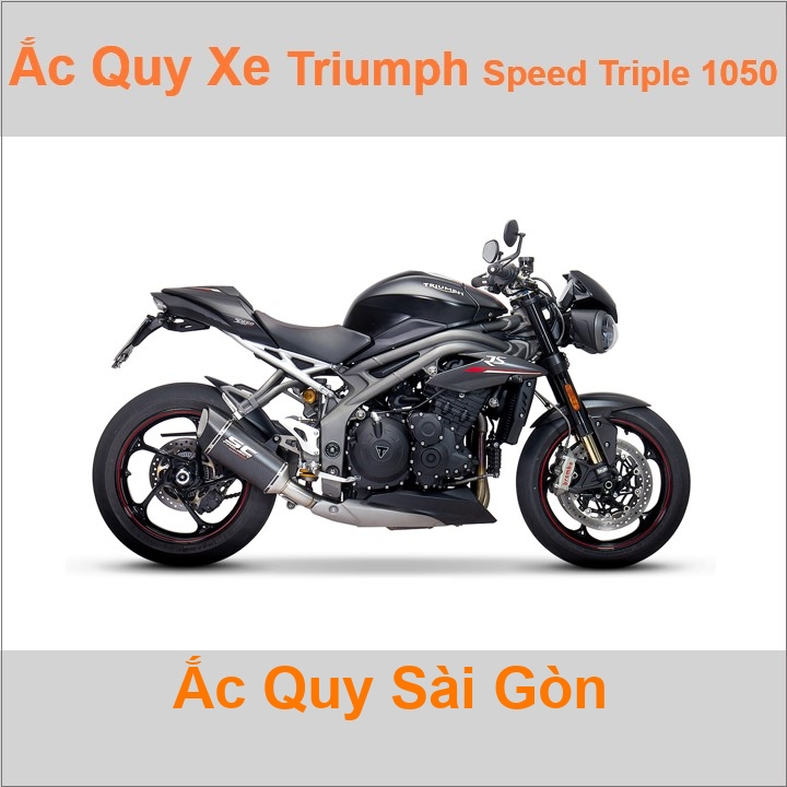 Ắc quy xe mô tô Triumph Speed Triple-1050