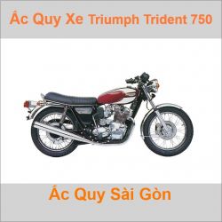 Ắc quy xe mô tô Triumph Trident 750