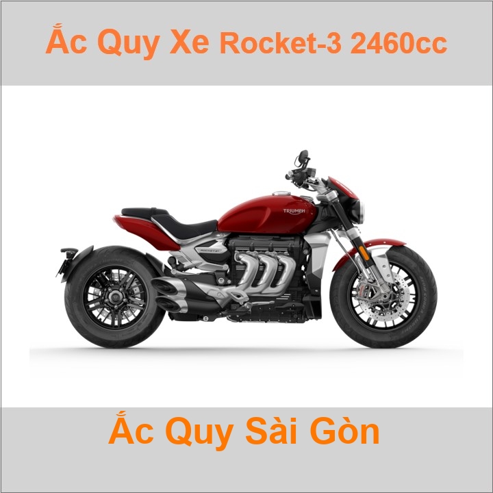 Ắc quy xe mô tô Triumph Rocket 3 2460