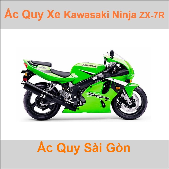 Ắc quy xe mô tô Kawasaki Ninja ZX-7R / ZXR750 ('89 - '03)