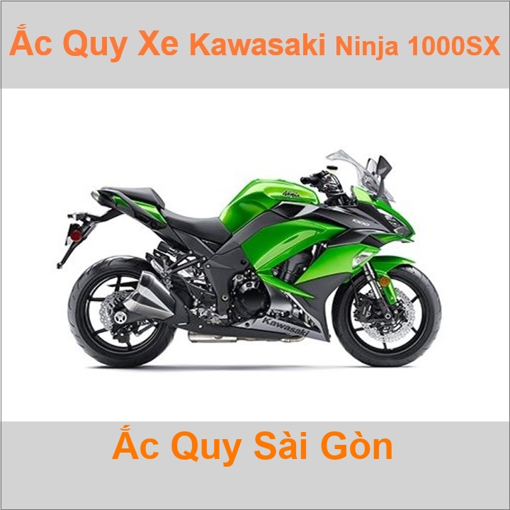 Ắc quy xe mô tô Kawasaki Ninja 1000 / Z-1000S / Z-1000SX ('11 - nay)