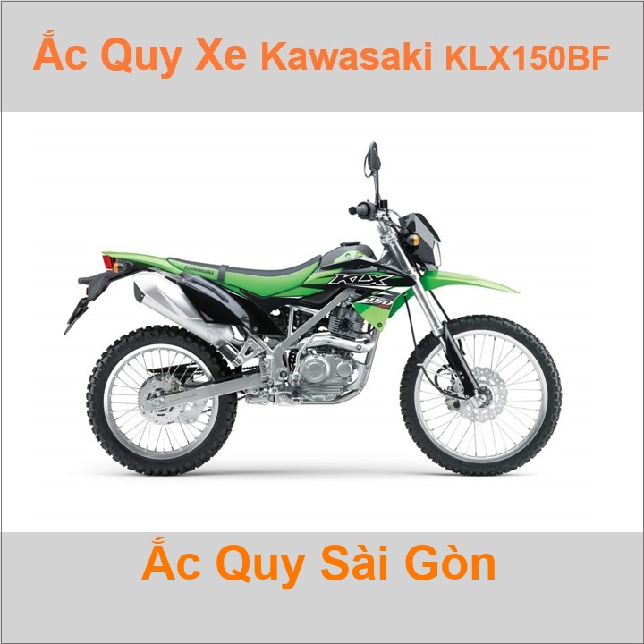 Ắc quy xe mô tô Kawasaki KLX150 / D-Tracker 150 ('07 - nay)