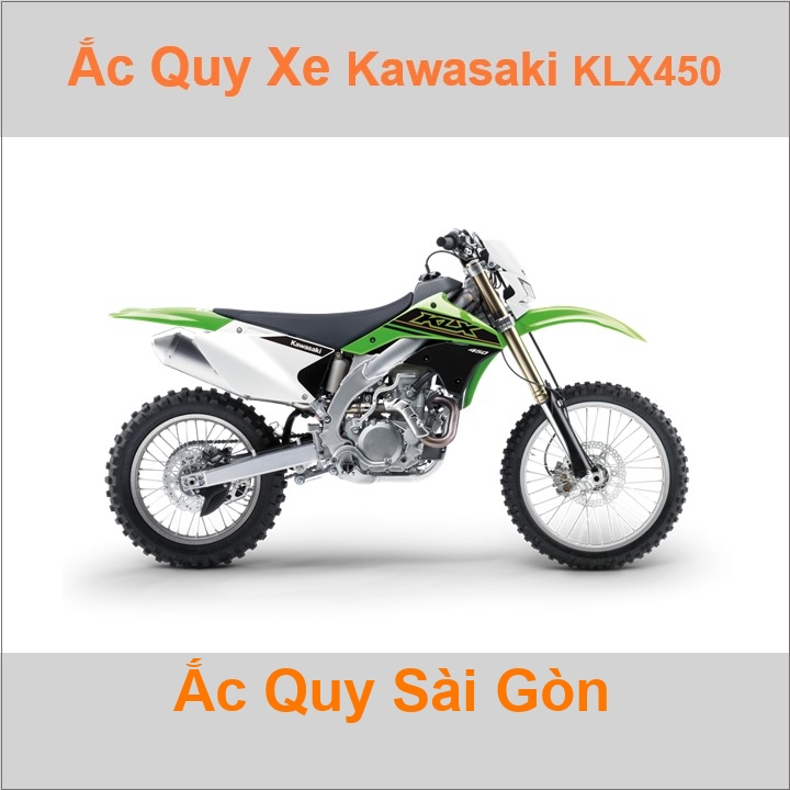 Ắc quy xe mô tô Kawasaki KLX450R ('07 - nay)