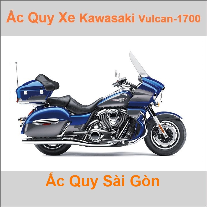 Ắc quy xe mô tô Kawasaki Vulcan-1700 ('09 - nay)