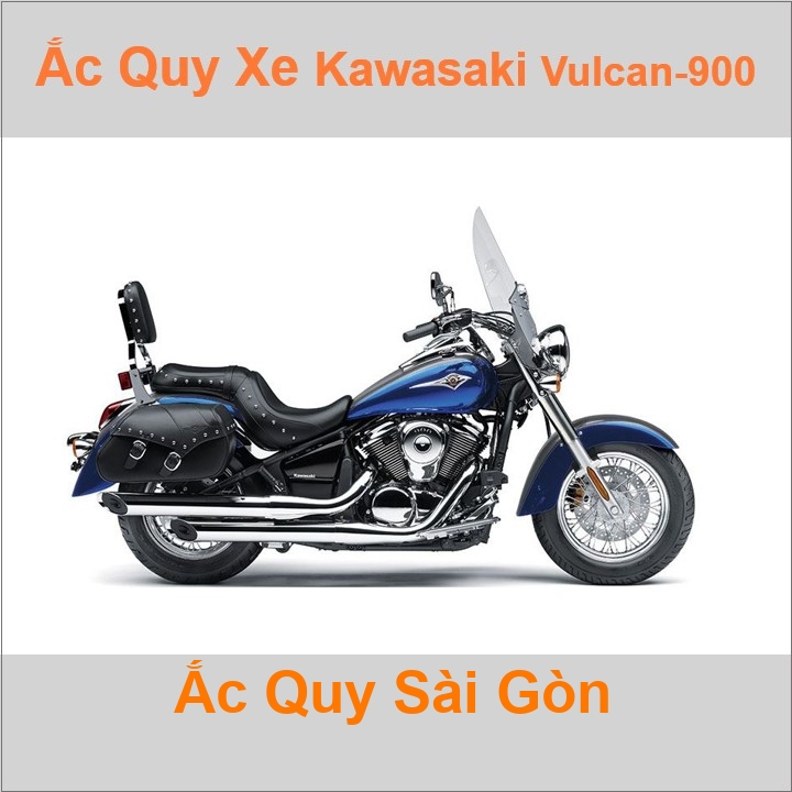 Ắc quy xe mô tô Kawasaki Vulcan 900 ('06 - nay)