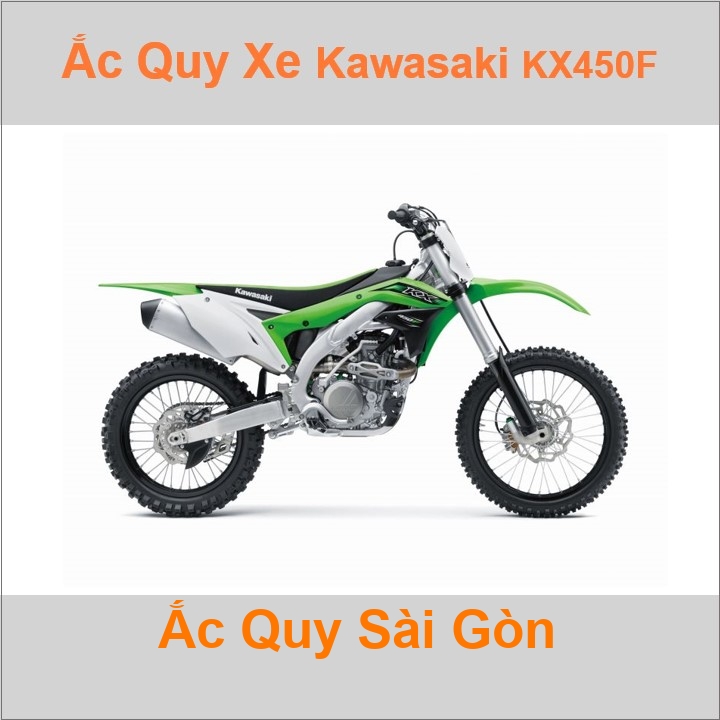 Ắc quy xe mô tô Kawasaki KX450F ('06 - nay)