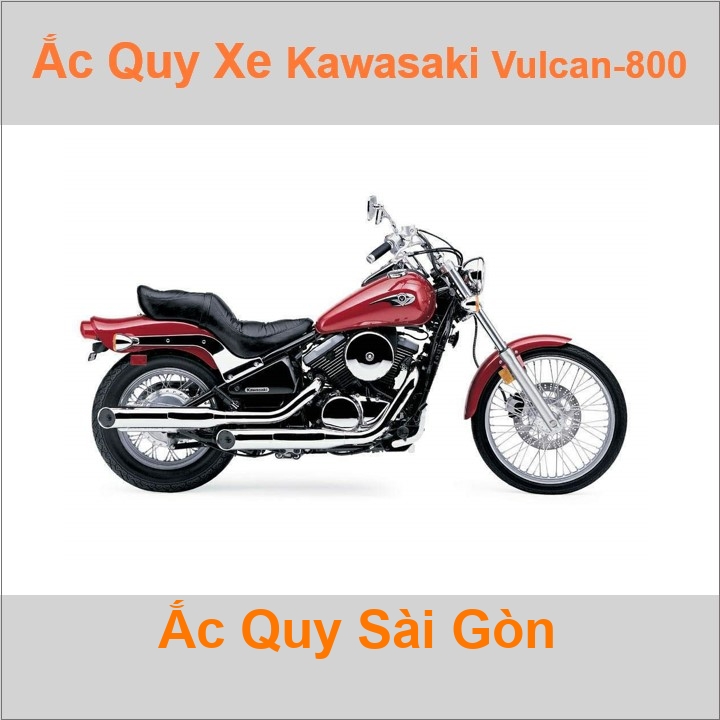 Ắc quy xe mô tô Kawasaki Vulcan 800 ('95 - '06)