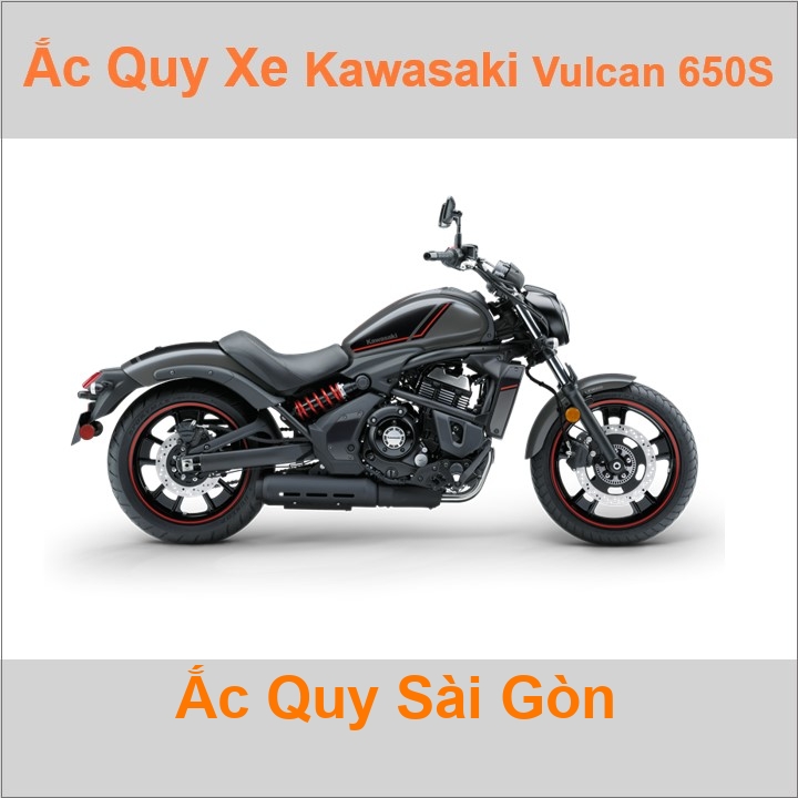 Ắc quy xe mô tô Kawasaki Vulcan 650S ('15 - nay)