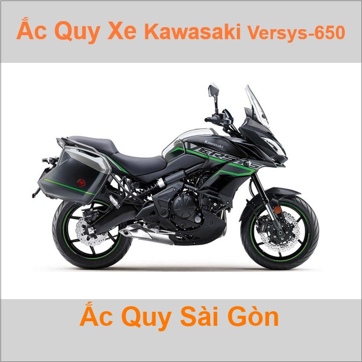 Ắc quy xe mô tô Kawasaki Versys-650 ('07 - nay)