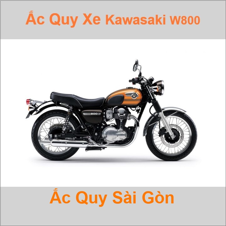 Ắc quy xe mô tô Kawasaki W 800 ('11 - nay)