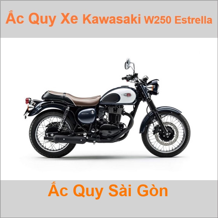 Ắc quy xe mô tô Kawasaki W 250 / Estrella ('92 - nay)