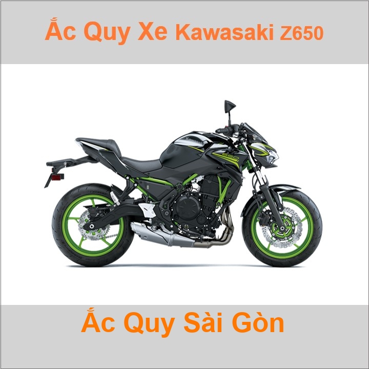 Ắc quy xe mô tô Kawasaki Z 650 ('17 - nay)