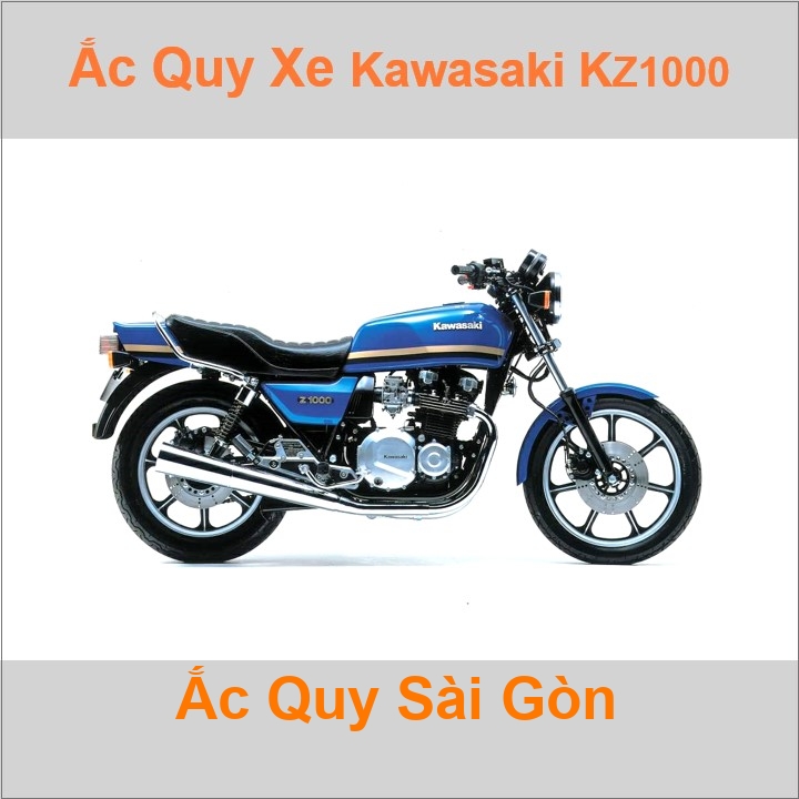 Ắc quy xe mô tô Kawasaki Z-1000 / Kz-1000 ('77 - '03)