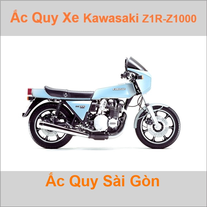 Ắc quy xe mô tô Kawasaki Z-1000-Z1R ('78 - '80)