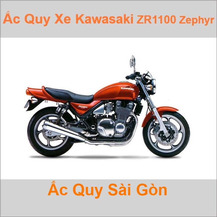 Ắc quy xe mô tô Kawasaki ZR-1100 / ZRX1100 / Zephyr ('92 - '07)