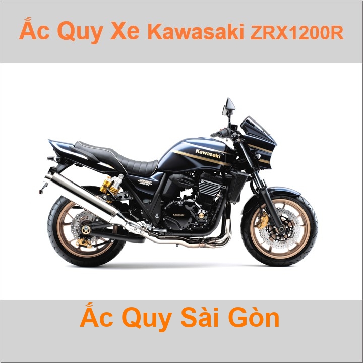 Ắc quy xe mô tô Kawasaki ZRX-1200R ('01 - '16)