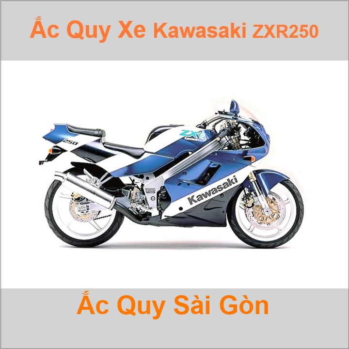 Ắc quy xe mô tô Kawasaki Ninja 250 / GPZ250R / GPX250R / ZZR250 ('83 - '07)