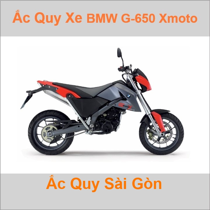 Ắc quy xe mô tô BMW G 650X (2006 - 2009)