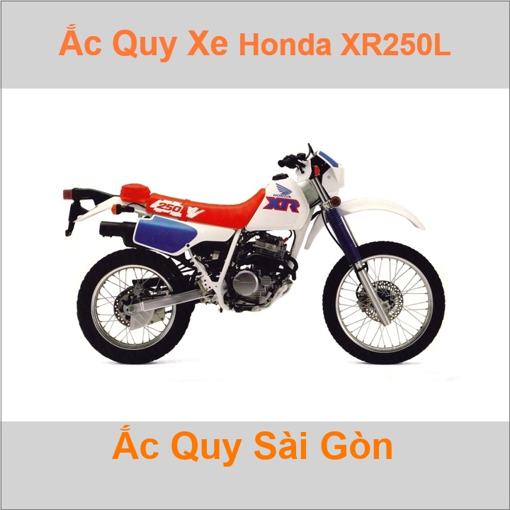 Ắc quy xe mô tô Honda XR 250L / Tornado (1991 - 2007)