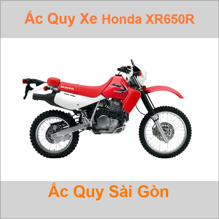 Ắc quy xe mô tô Honda XR 650R (2000 - 2007)