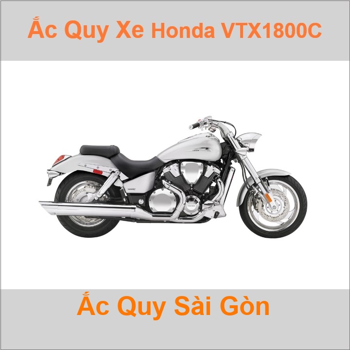 Ắc quy xe mô tô Honda VTX-1800 series (2001 - 2008)