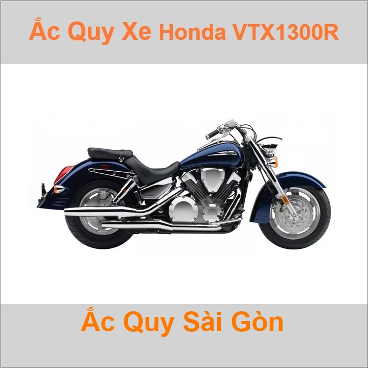 Ắc quy xe mô tô Honda VTX-1300 series (2003 - 2009)