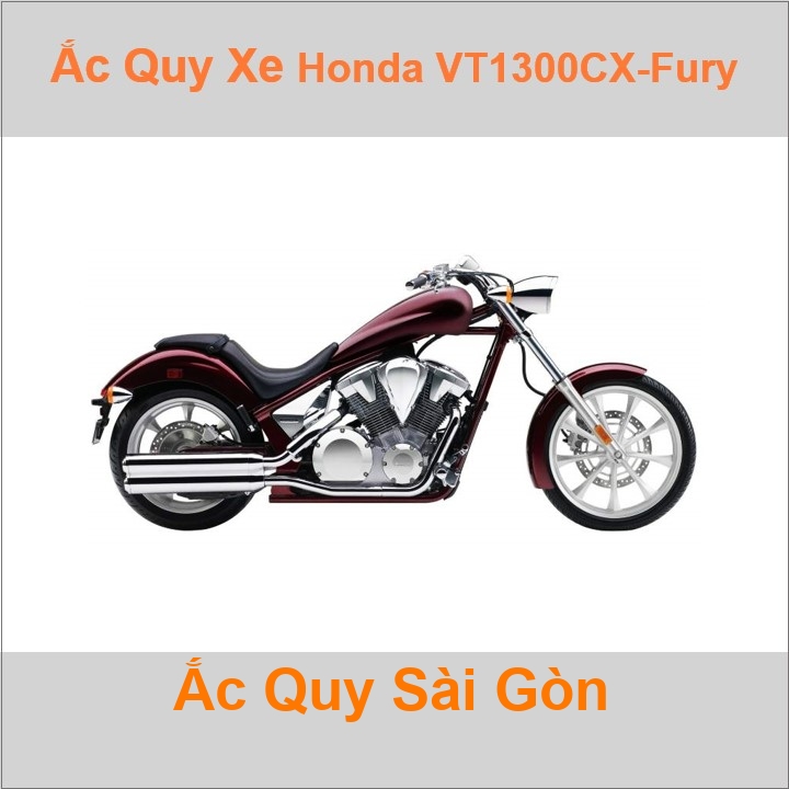 Ắc quy xe mô tô Honda VT-1300CX Fury (2009 - 2021)