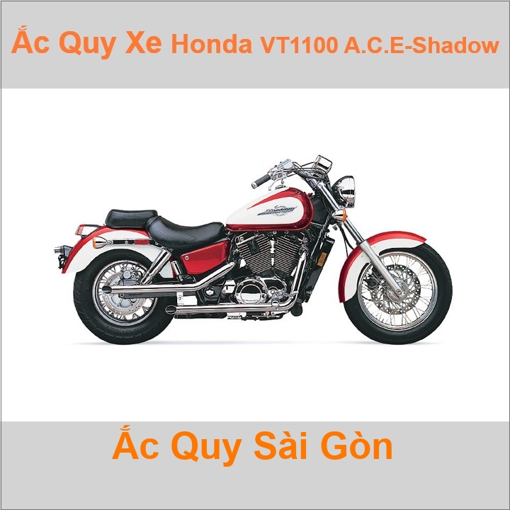 Ắc quy xe mô tô Honda VT-1100 Shadow (1985 - 2002)