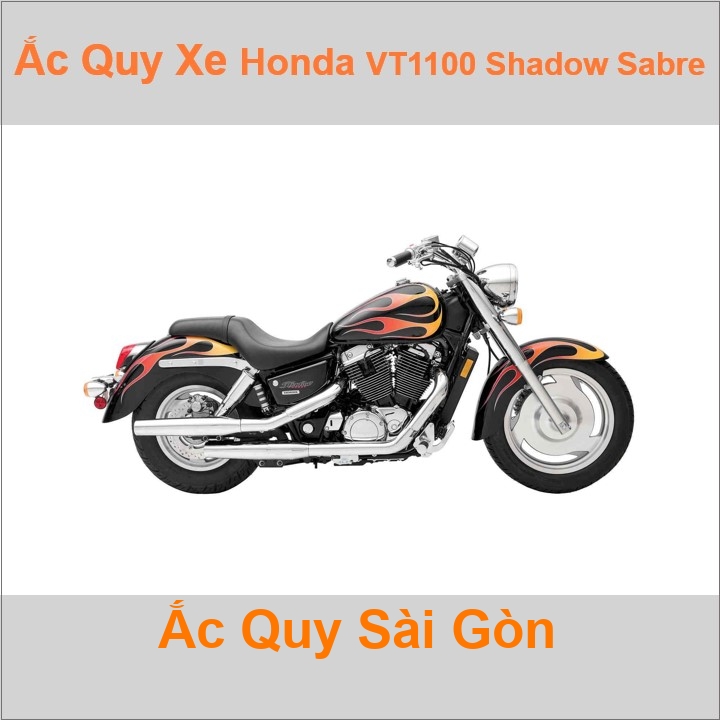 Ắc quy xe mô tô Honda VT-1100 Shadow Sabre (2000 - 2007)