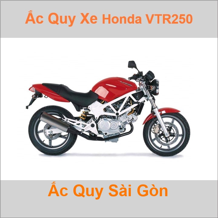 Ắc quy xe mô tô Honda VTR 250 (1988 - 2018)