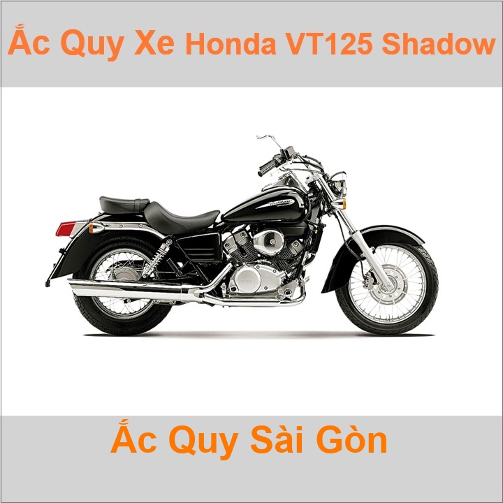 Ắc quy xe mô tô Honda VT 125 Shadow (1999 - 2009)