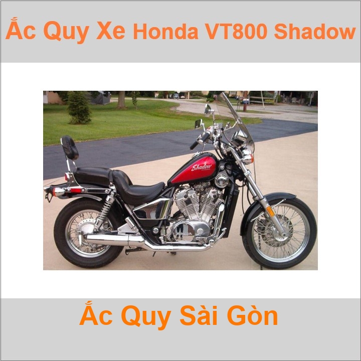 Ắc quy xe mô tô Honda VT 800 Shadow (1988)