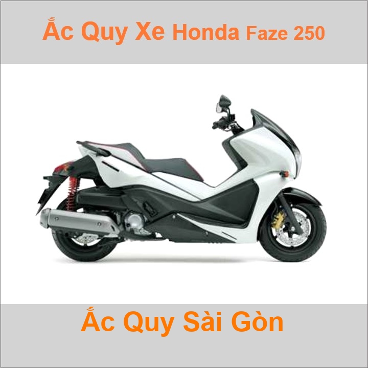 Ắc quy xe mô tô Honda Faze 250 (2009 - 2017)