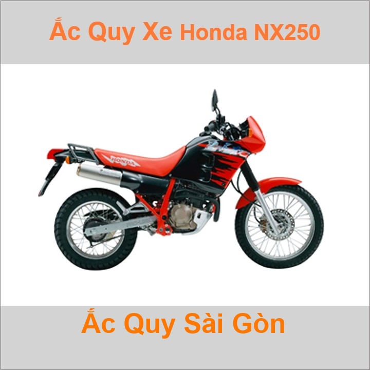 Ắc quy xe mô tô Honda NX 125 / NX 150 / NX 200 / NX 250 / AX-1 / NX 350 / NX 400 (1988 - 1994)