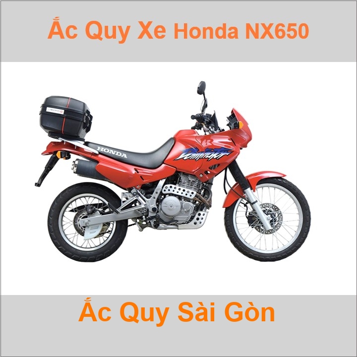 Ắc quy xe mô tô Honda NX 650 / NX 500 Dominator (1988 - 1999)