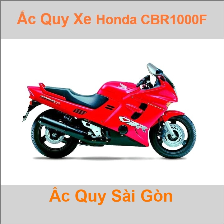 Ắc quy xe mô tô Honda CBR-1000F / 750F Hurricane (1987 - 1999)