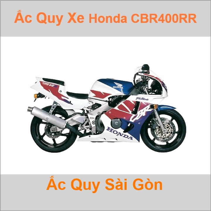 Ắc quy xe mô tô Honda CBR 400F (1983 - 1987) / CBR 400RR-R (1988 - 2000)