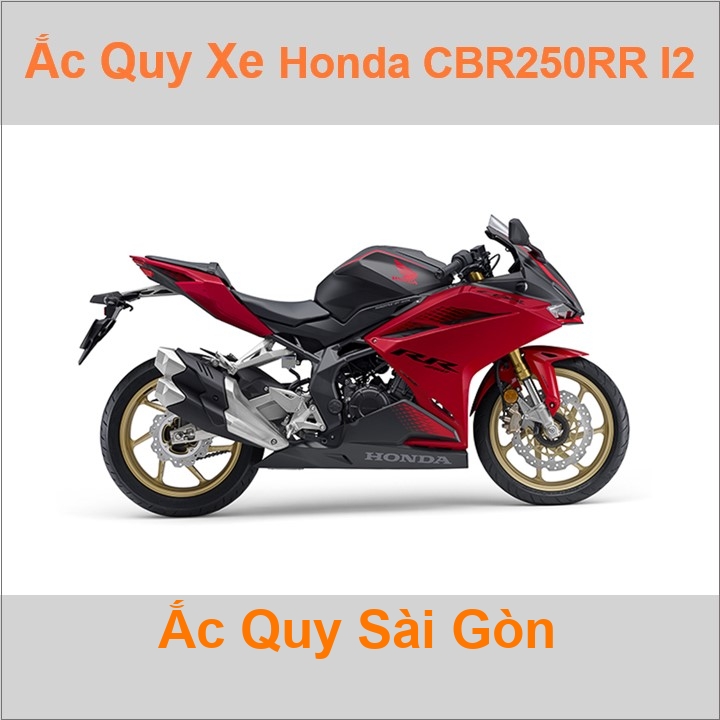 Ắc quy xe mô tô Honda CBR 250F / CBR 250RR (1986 - 1994) / CBR 250R / CBR 300R (2015 đến nay)