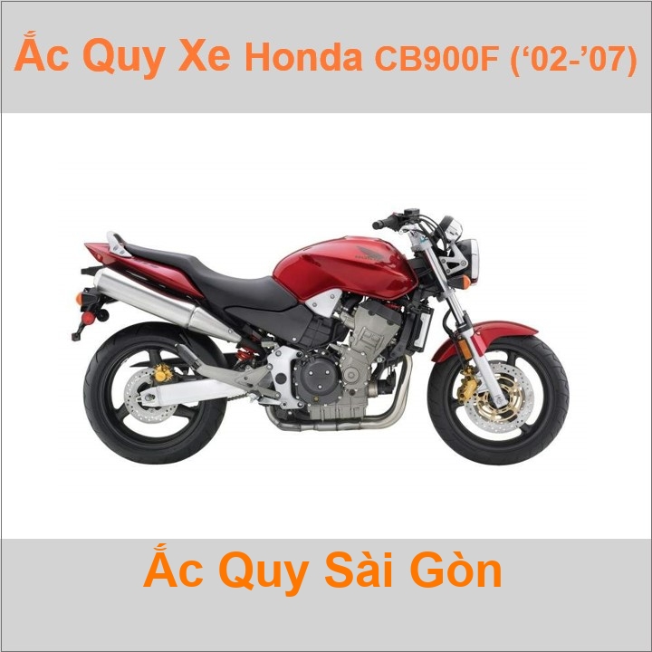Ắc quy xe mô tô Honda CB 900F (2002 - 2007)