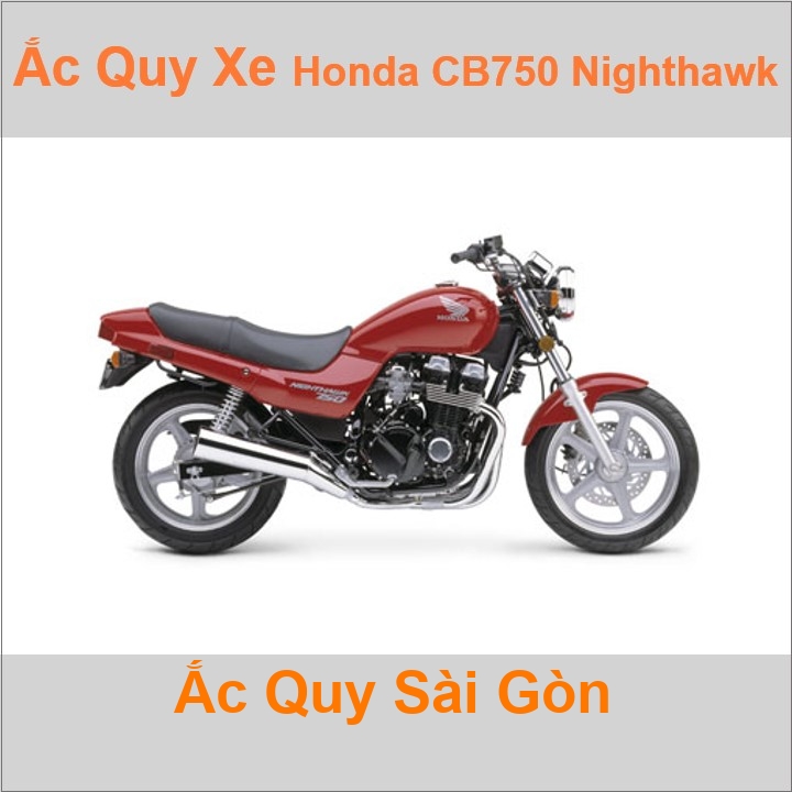 Ắc quy xe mô tô Honda CB 750 (1969 - 2007) / CB 700 (1984 - 1986)